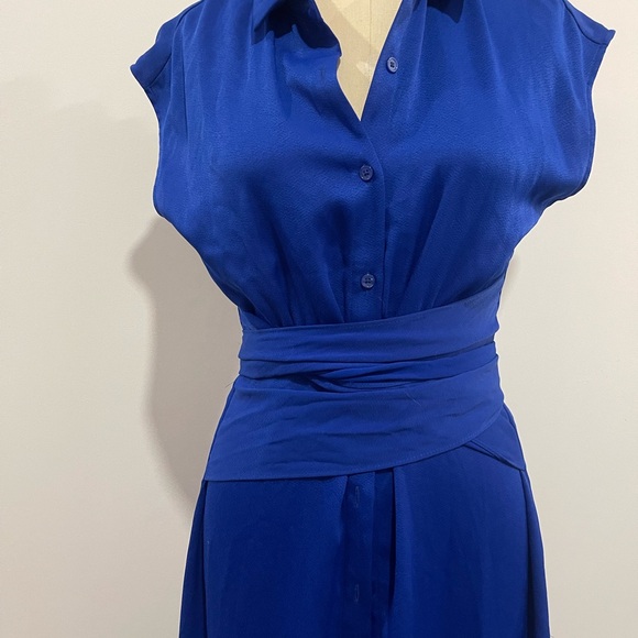 CUSHNIE for target button up /wrap dress - Picture 2 of 7